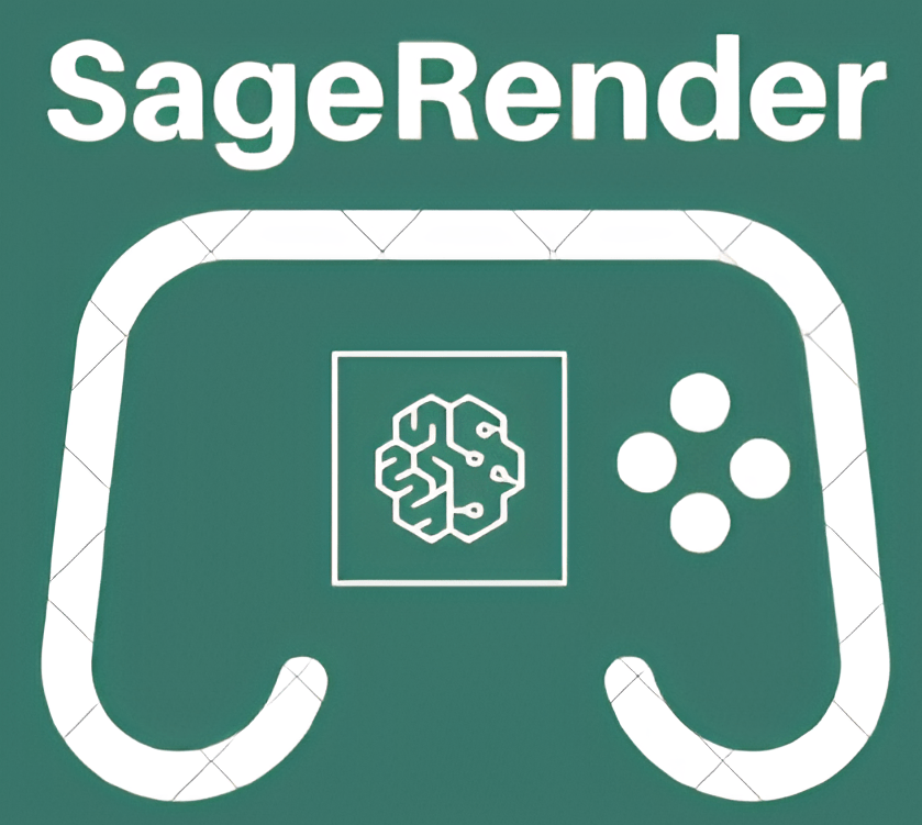 A white controller with the sagemaker logo in the middle.
